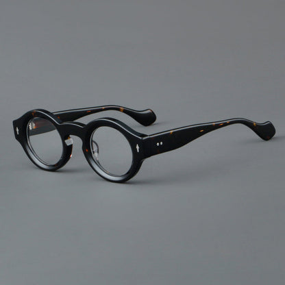 Retro Round Acetate Glasses Frames front view
