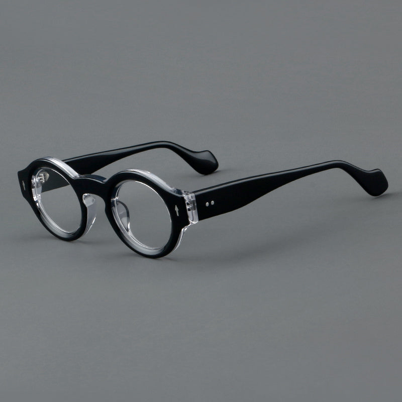 Retro Round Acetate Glasses Frames