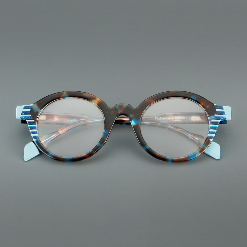 Vintage Acetate Glasses Frames side view