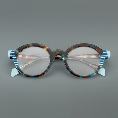 Vintage Acetate Glasses Frames side view