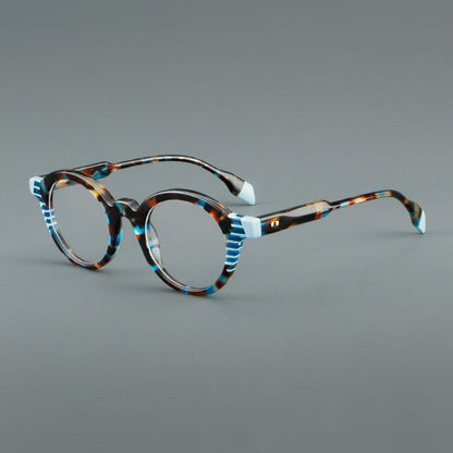 Vintage Acetate Glasses Frames front view