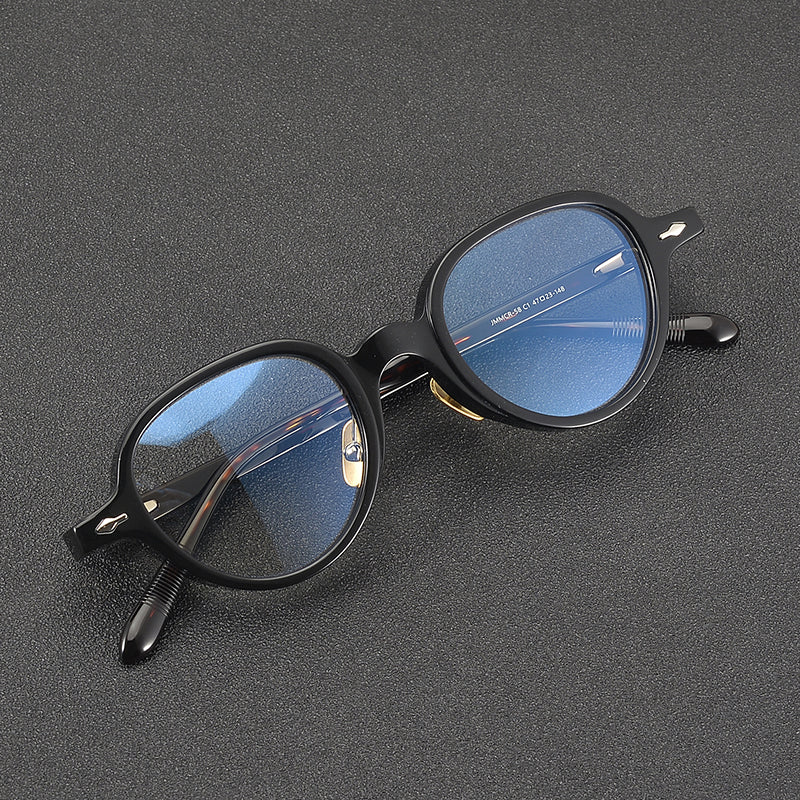 Retro Round Acetate Glasses Frames