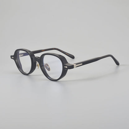 Retro Round Acetate Glasses Frames