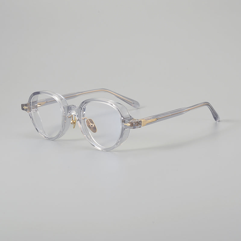 Retro Round Acetate Glasses Frames