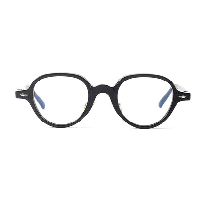 Retro Round Acetate Glasses Frames additional product view