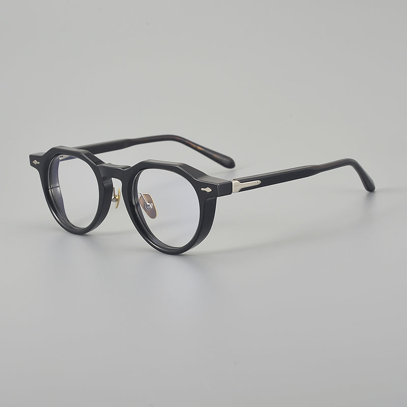 Retro Round Acetate Glasses Frames