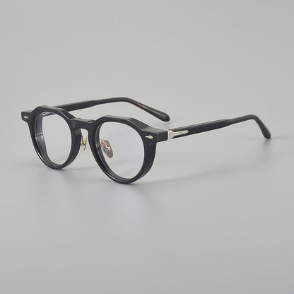 Retro Round Acetate Glasses Frames