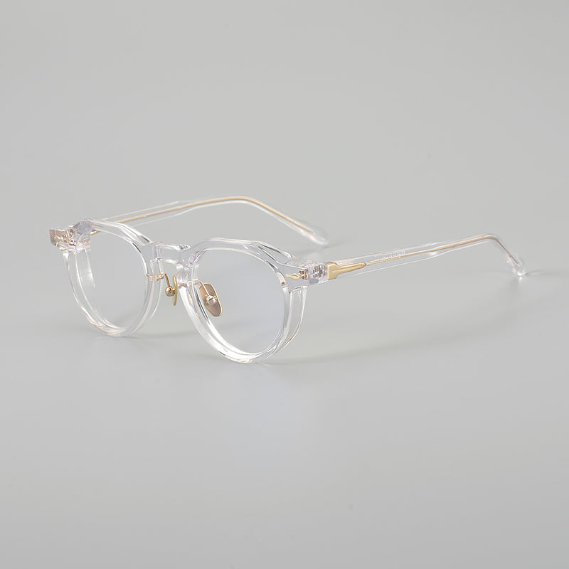 Retro Round Acetate Glasses Frames