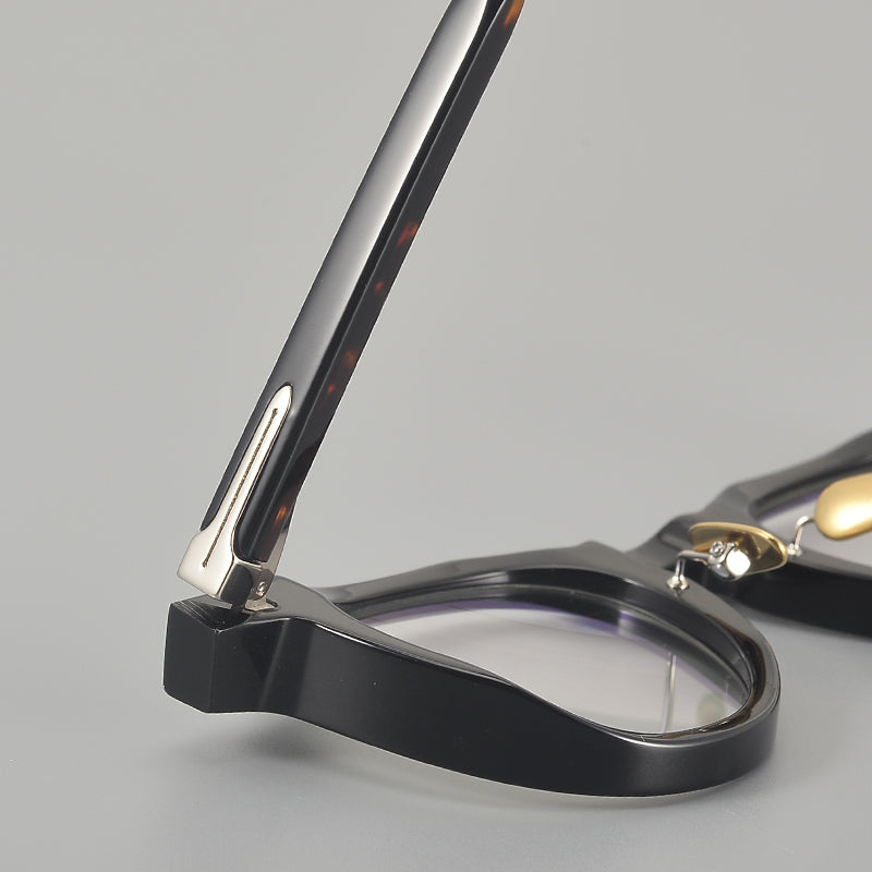 Retro Round Acetate Glasses Frames