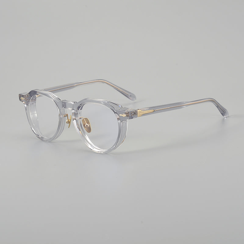 Retro Round Acetate Glasses Frames