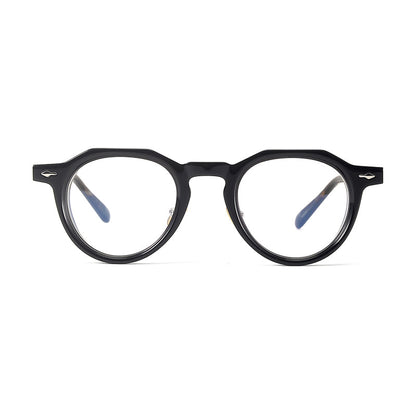 Retro Round Acetate Glasses Frames additional product view