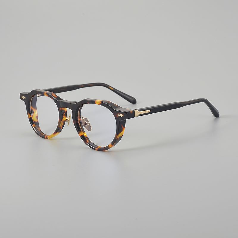 Retro Round Acetate Glasses Frames