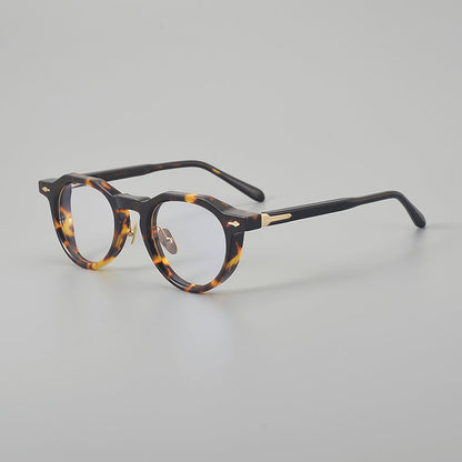Retro Round Acetate Glasses Frames additional product view