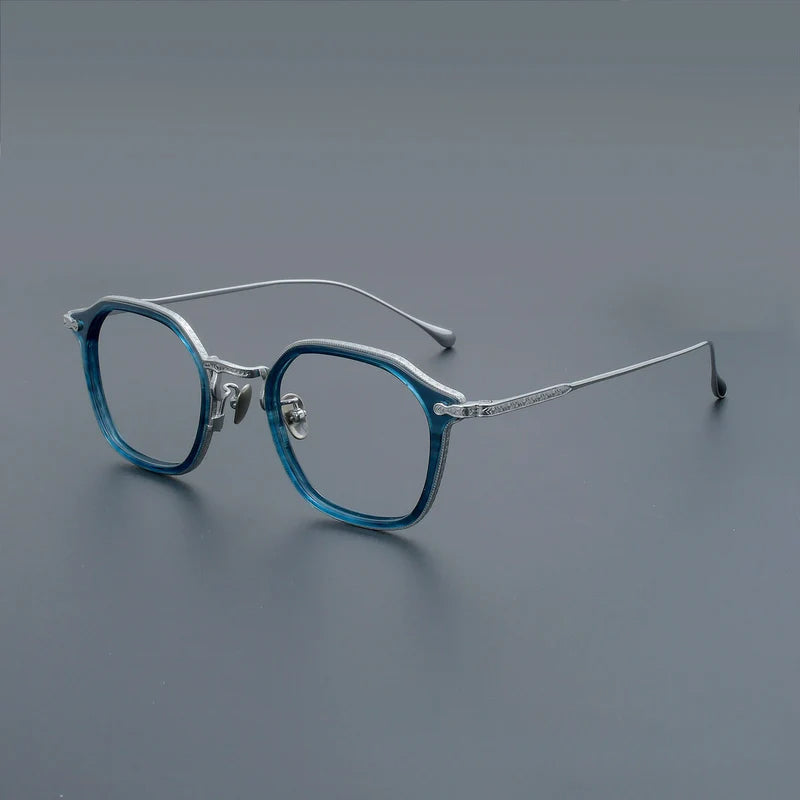 Retro Square Titanium Glasses Frames