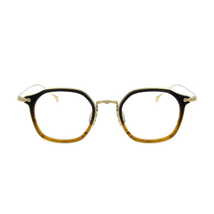 Retro Square Titanium Glasses Frames temple detail