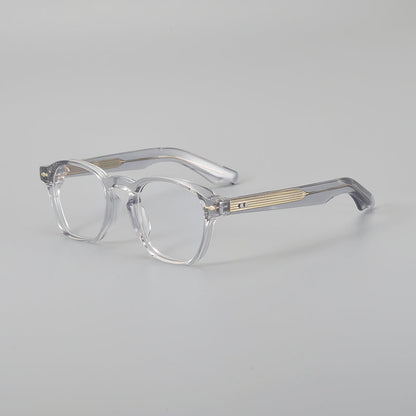 Square Acetate Glasses Frames temple detail