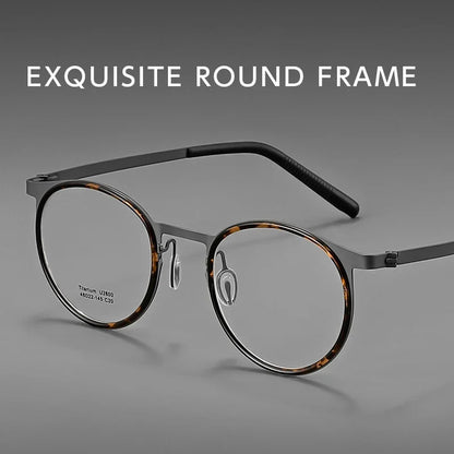 Vintage Acetate Glasses Frames front view