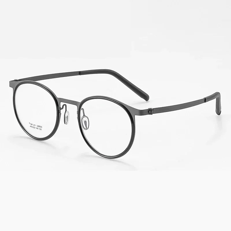 Vintage Acetate Glasses Frames - Gunmetal