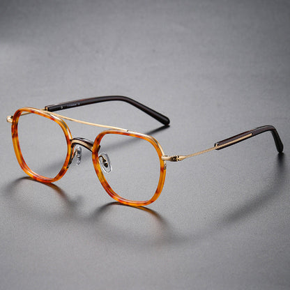 Vintage Round Titanium Glasses Frames additional product view