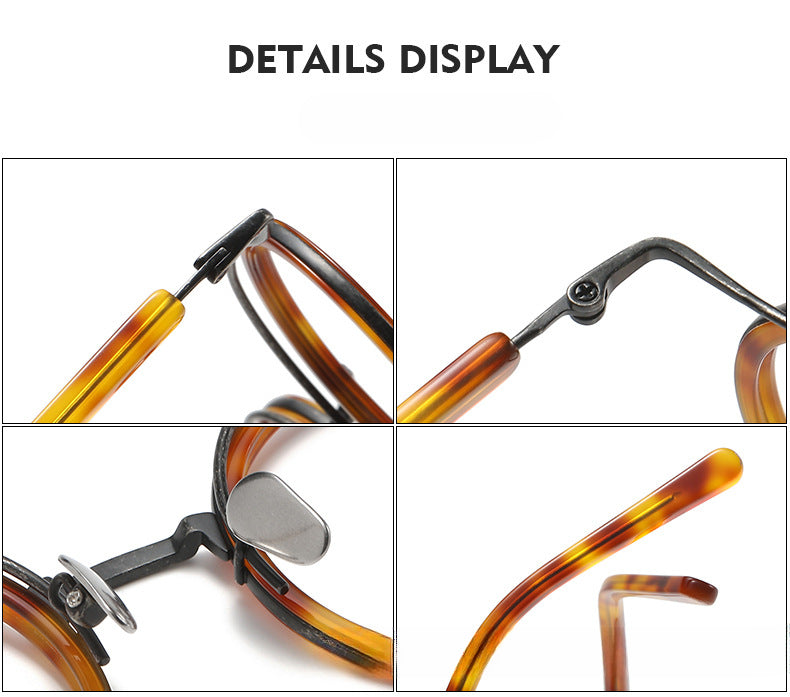 Vintage Round Titanium Glasses Frames additional product view