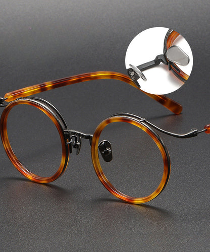 Vintage Round Titanium Glasses Frames additional product view