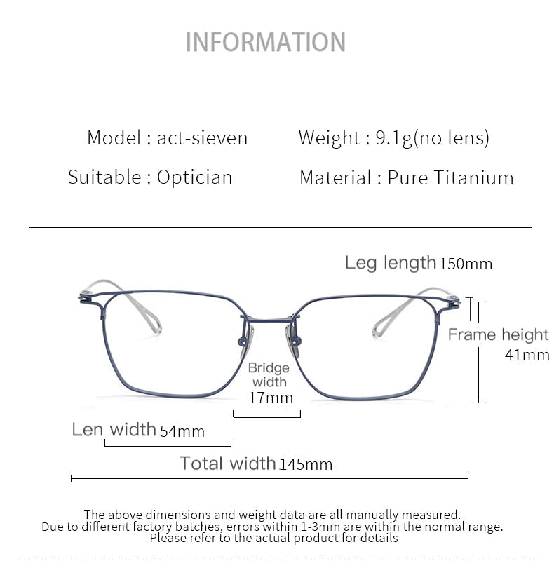 Vintage Titanium Glasses Frames