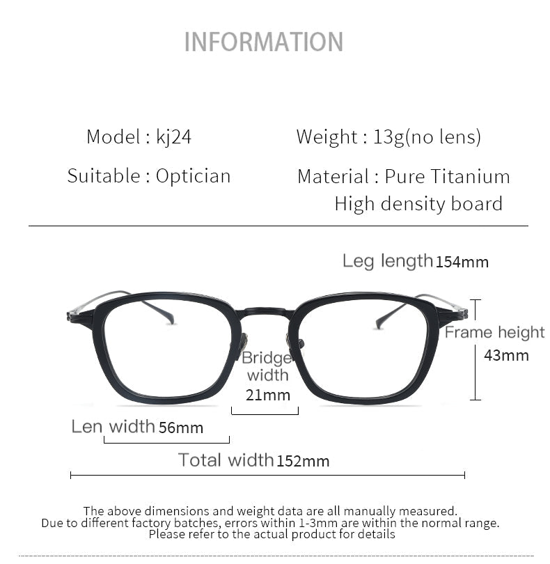 Men's Titanium Glasses Frames