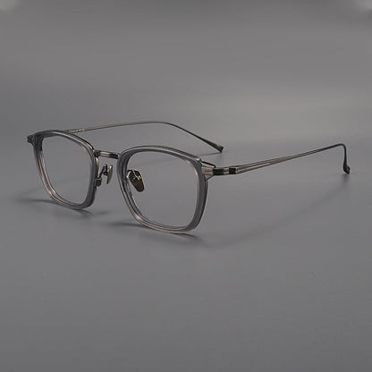 Men's Titanium Glasses Frames lens detail