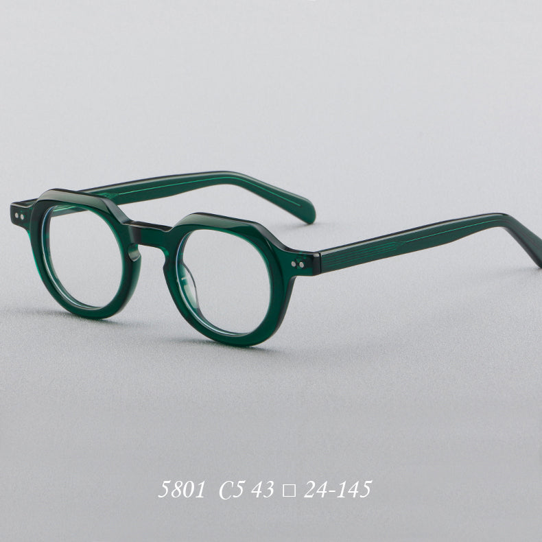 Vintage Round Acetate Glasses Frames
