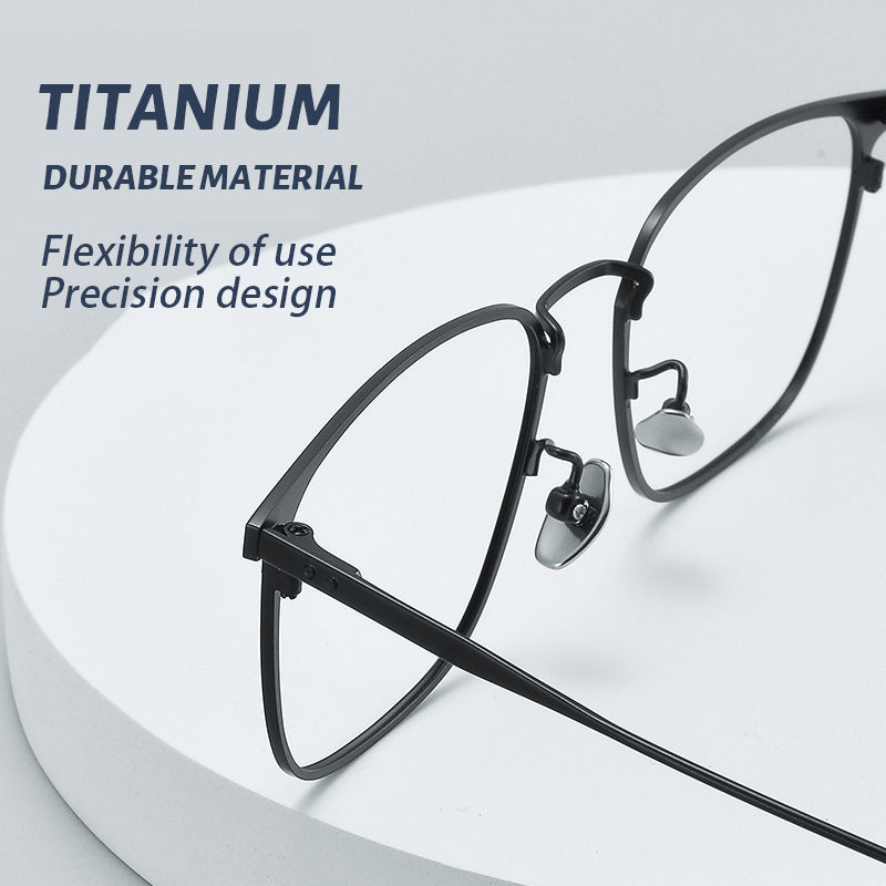 Men's Business Casual Glasses Frames front view