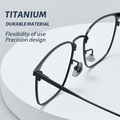 Men's Business Casual Glasses Frames front view