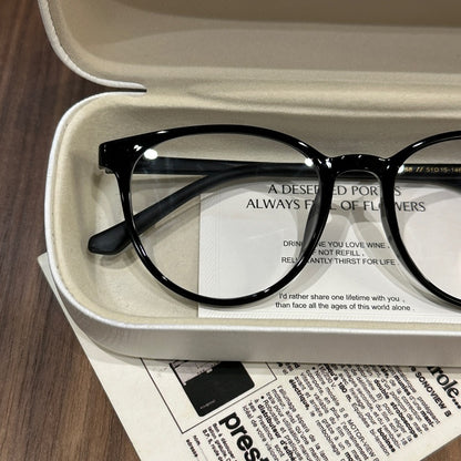 Broad Square Eyeglass Frames with Softly Rounded Rims, Four Colors additional product view