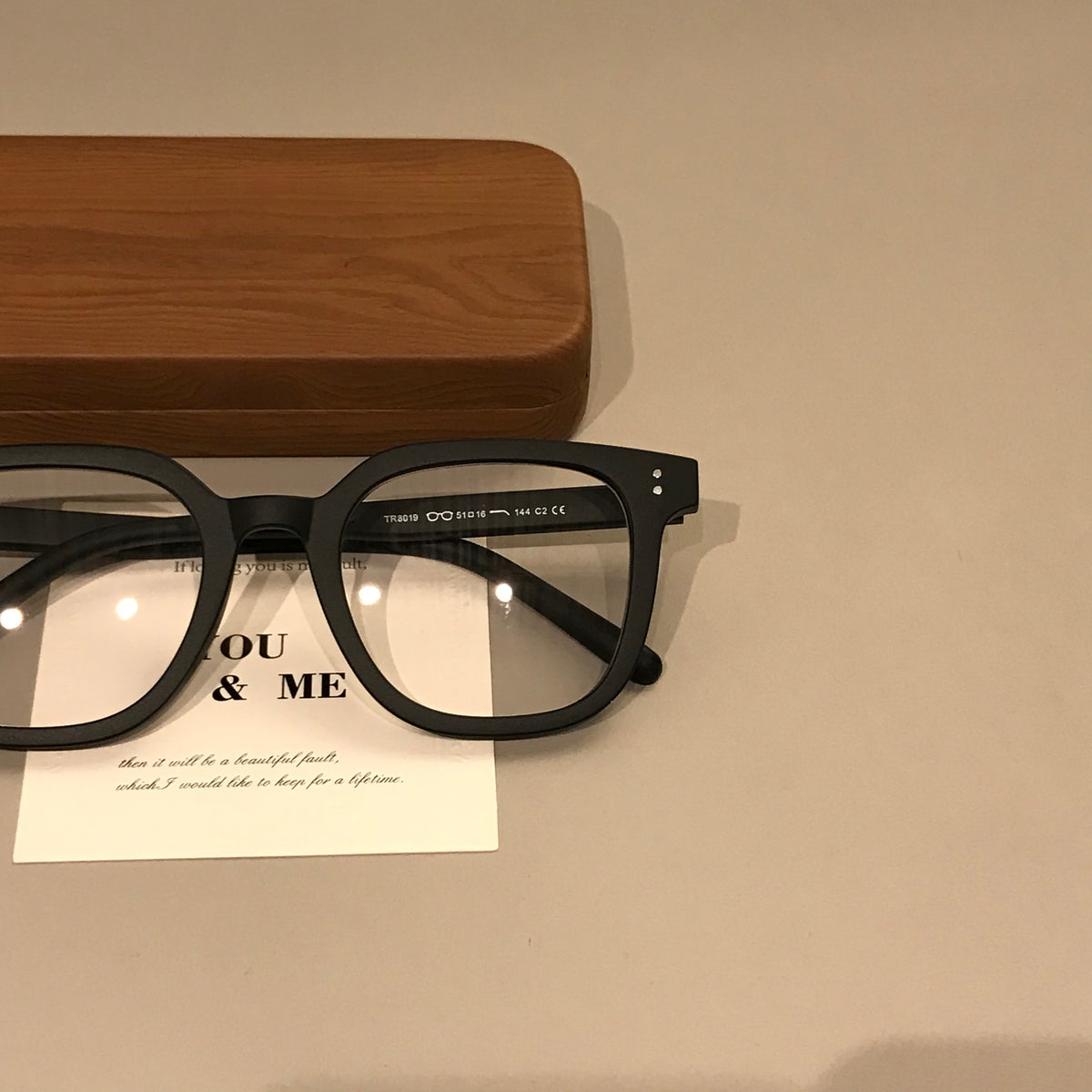 Oversized Square Eyeglass Frames with Thick Rims, Matte, Glossy or Gradient Black