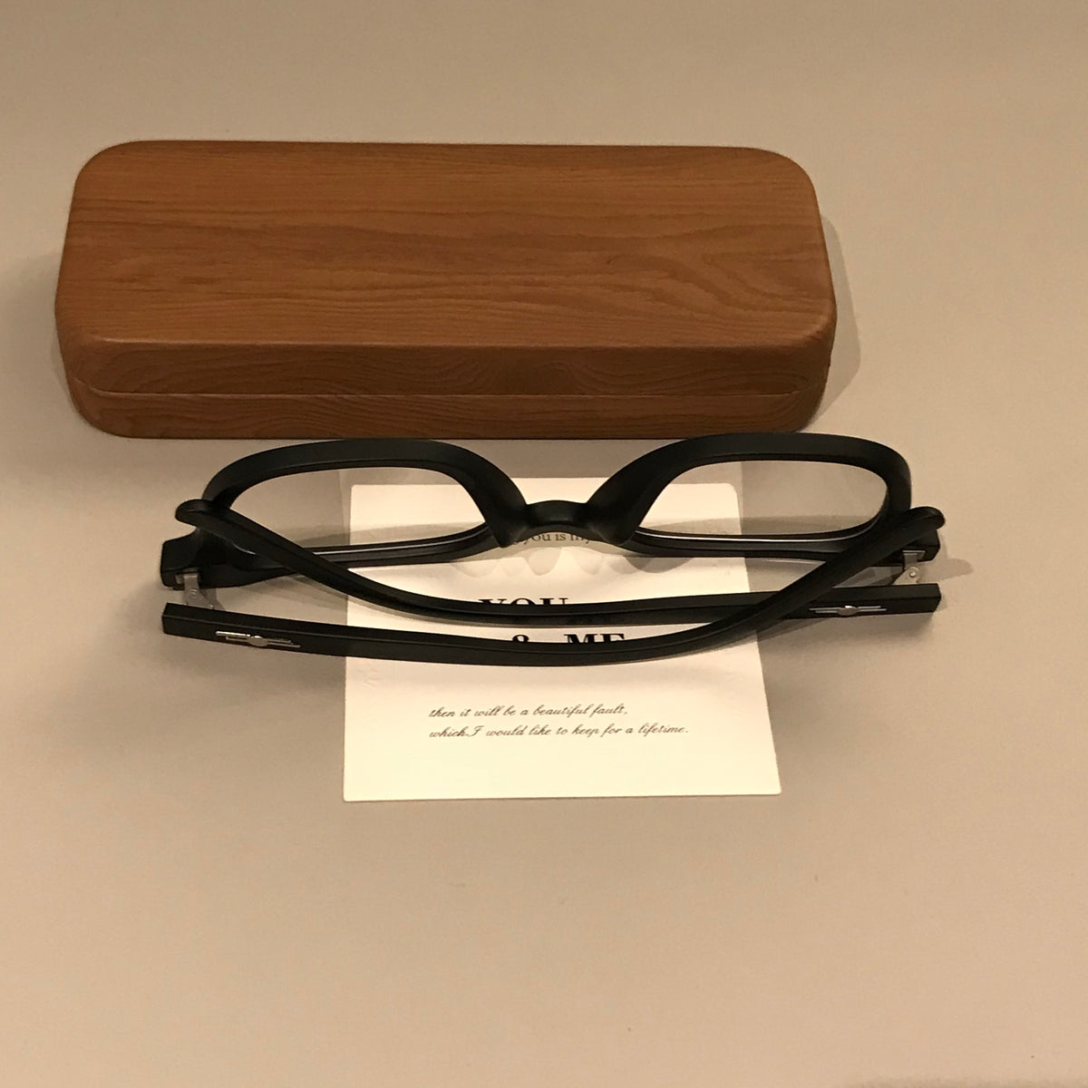 Oversized Square Eyeglass Frames with Thick Rims, Matte, Glossy or Gra frame detail