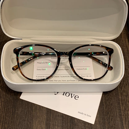 Rounded Square Eyeglass Frames with Slim Temples and Corner Accents, F frame detail