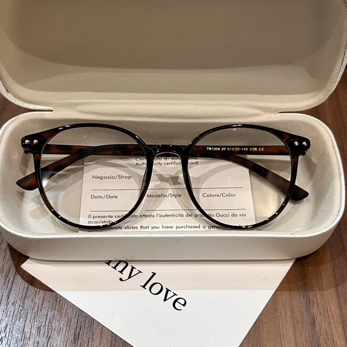 Retro Square Eyeglass Frames with Thin Temples, Tortoiseshell and Brow - Tortoiseshell