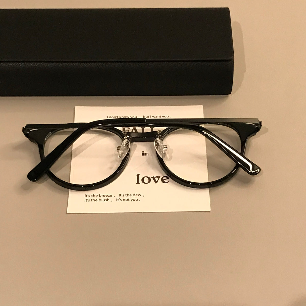 Compact Round Eyeglass Frames with Slim Temples, Black or Tortoiseshell