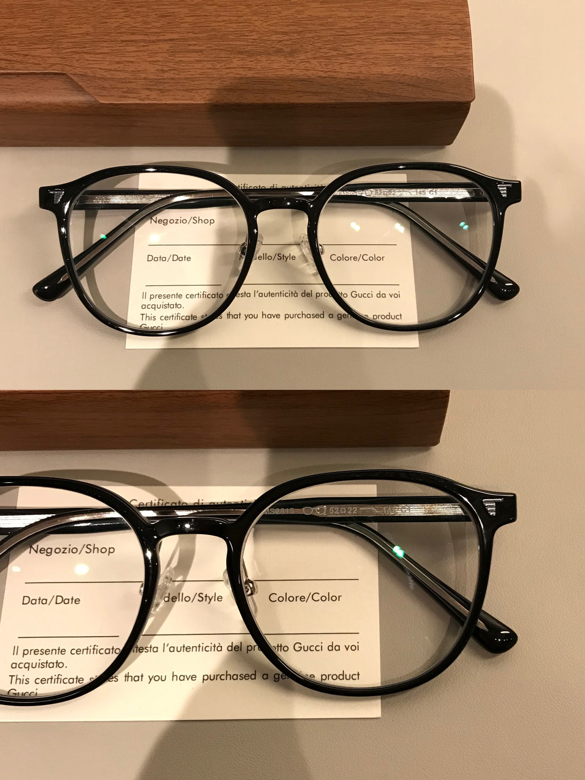 Rounded Square Eyeglass Frames with a Raised Brow, Amber Tortoiseshell front view