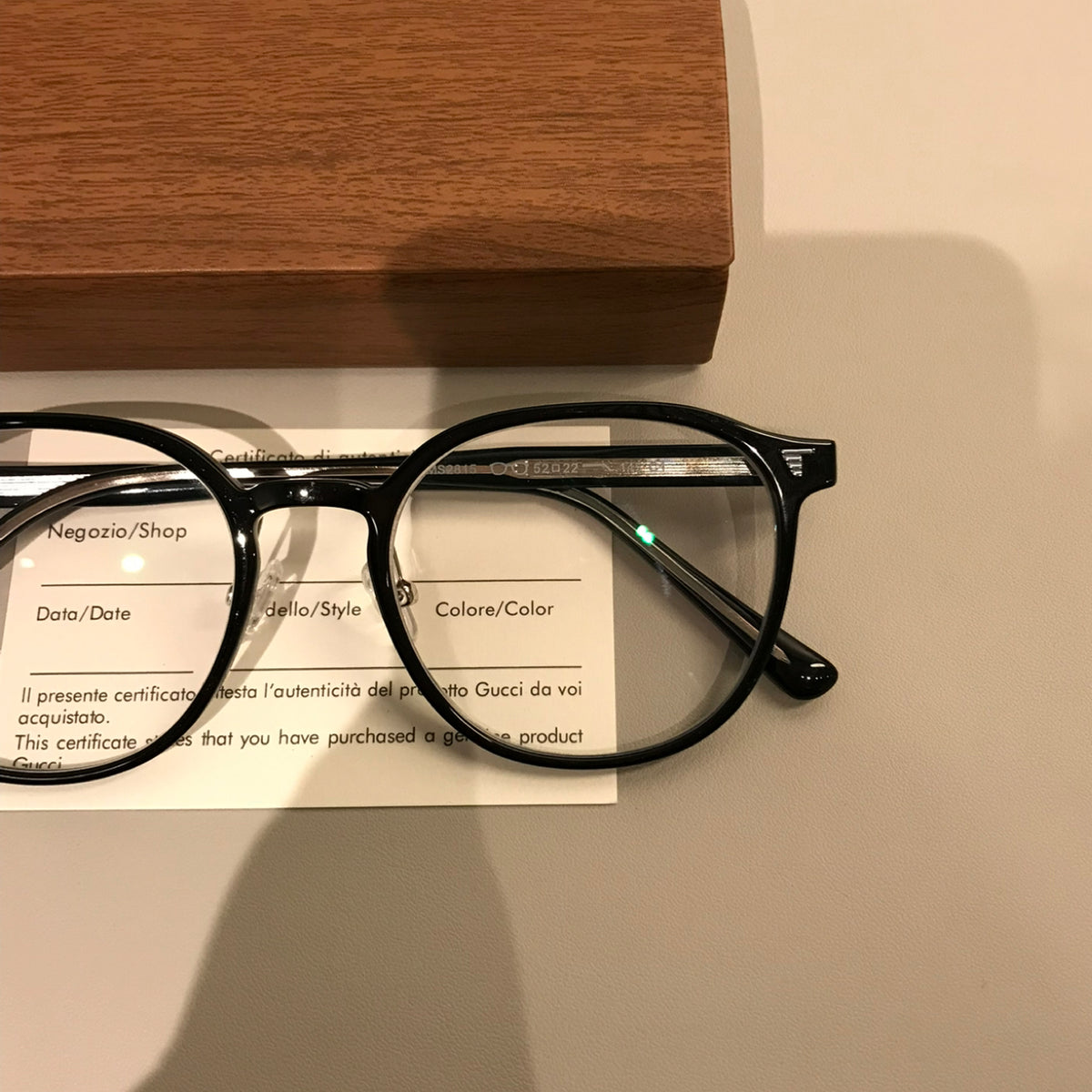 Rounded Square Eyeglass Frames with a Raised Brow, Amber Tortoiseshell additional product view