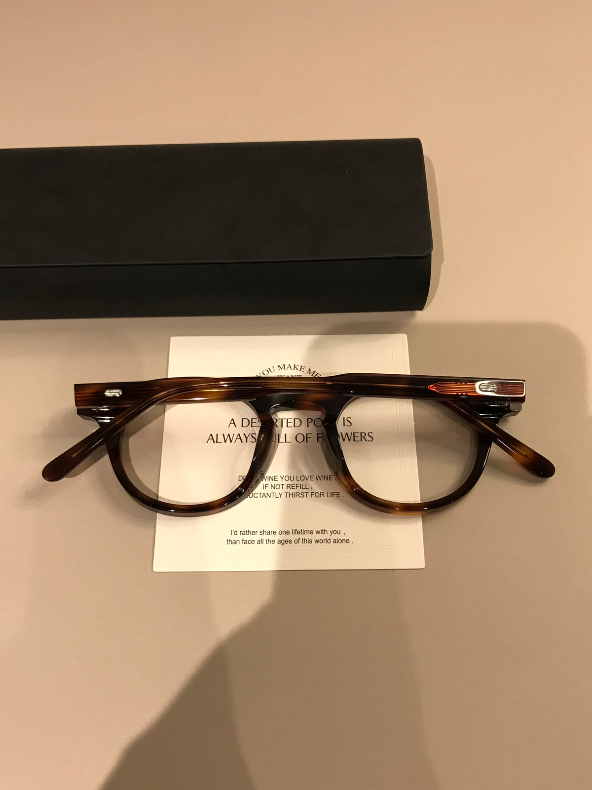 Retro Round Eyeglass Frames with a Broad Upper Rim, Tortoiseshell or Glossy Black