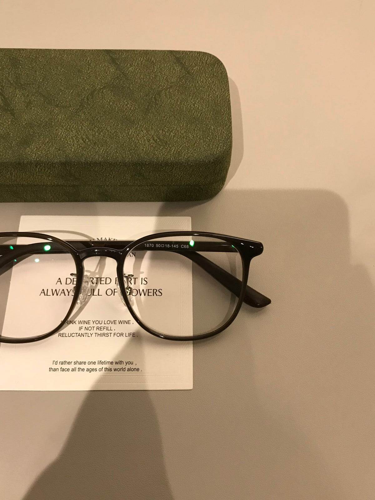 Compact Round Eyeglass Frames with Corner Accents, Black, Latte Brown or Tortoiseshell