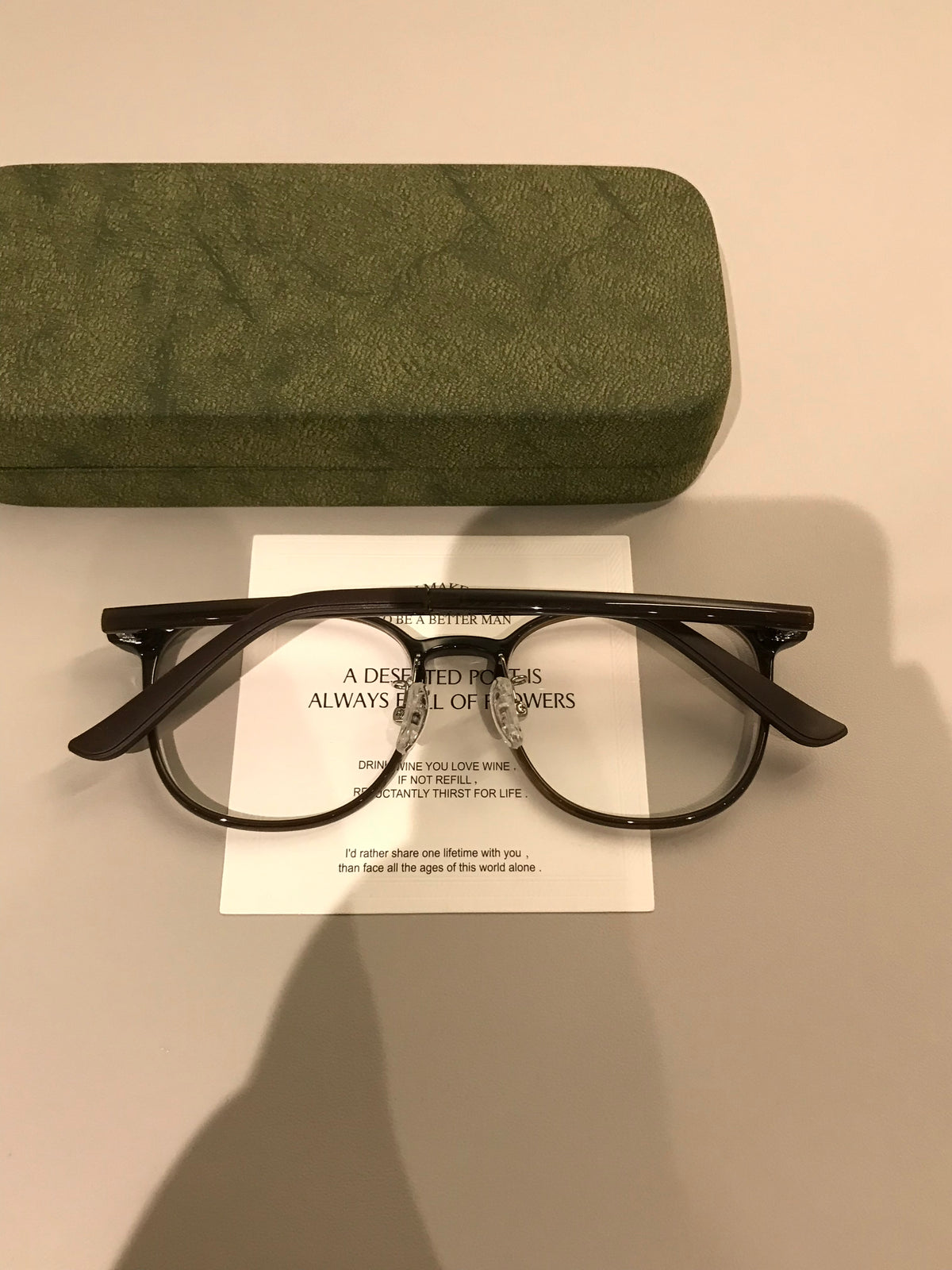 Compact Round Eyeglass Frames with Corner Accents, Black, Latte Brown or Tortoiseshell