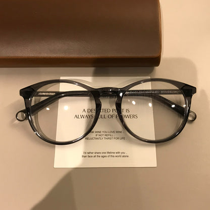 Rounded Square Eyeglass Frames with Decorative Temples, Four Frame Col additional product view