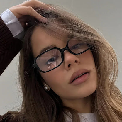 Plastic Small Rectangle Blue Light Glasses