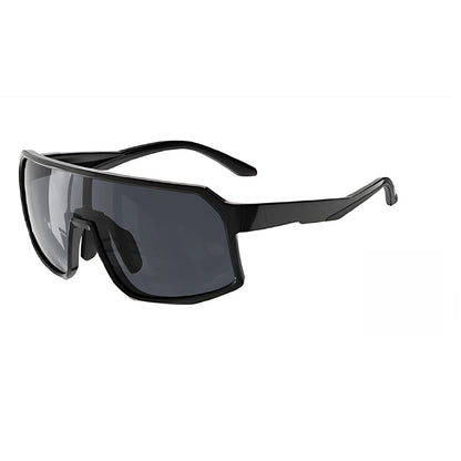 Square Shield Polarised Sports Sunglasses for Cycling and Outdoor Training