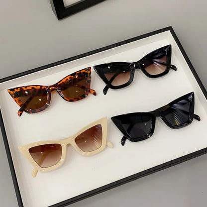 Plastic Oversized Cat Eye Sunglasses