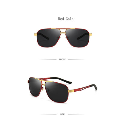 Square Polarized UV400 Sunglasses | Classic Driving & Fishing Shades – CINILY UK additional product view