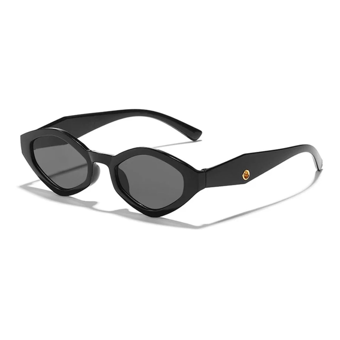 Plastic Irregular Cat Eye UV400 Sunglasses