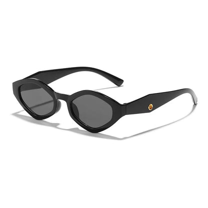 Plastic Irregular Cat Eye UV400 Sunglasses