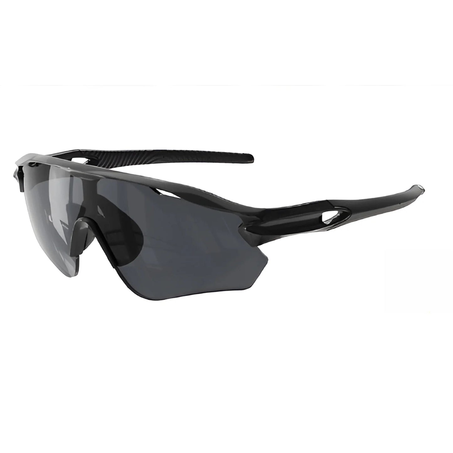 TR90 Half-Rim Windproof Sports Sunglasses for Cycling, Hiking and Outdoor Use